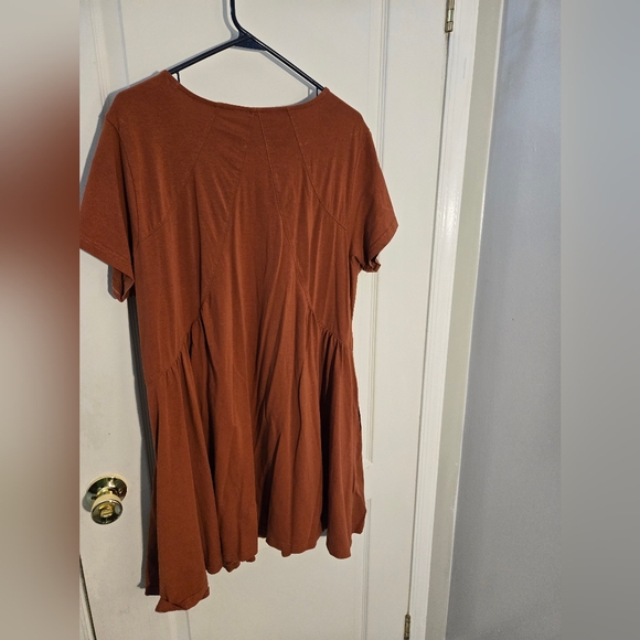 Source Unknown Rust Mini Dress - Picture 2 of 2